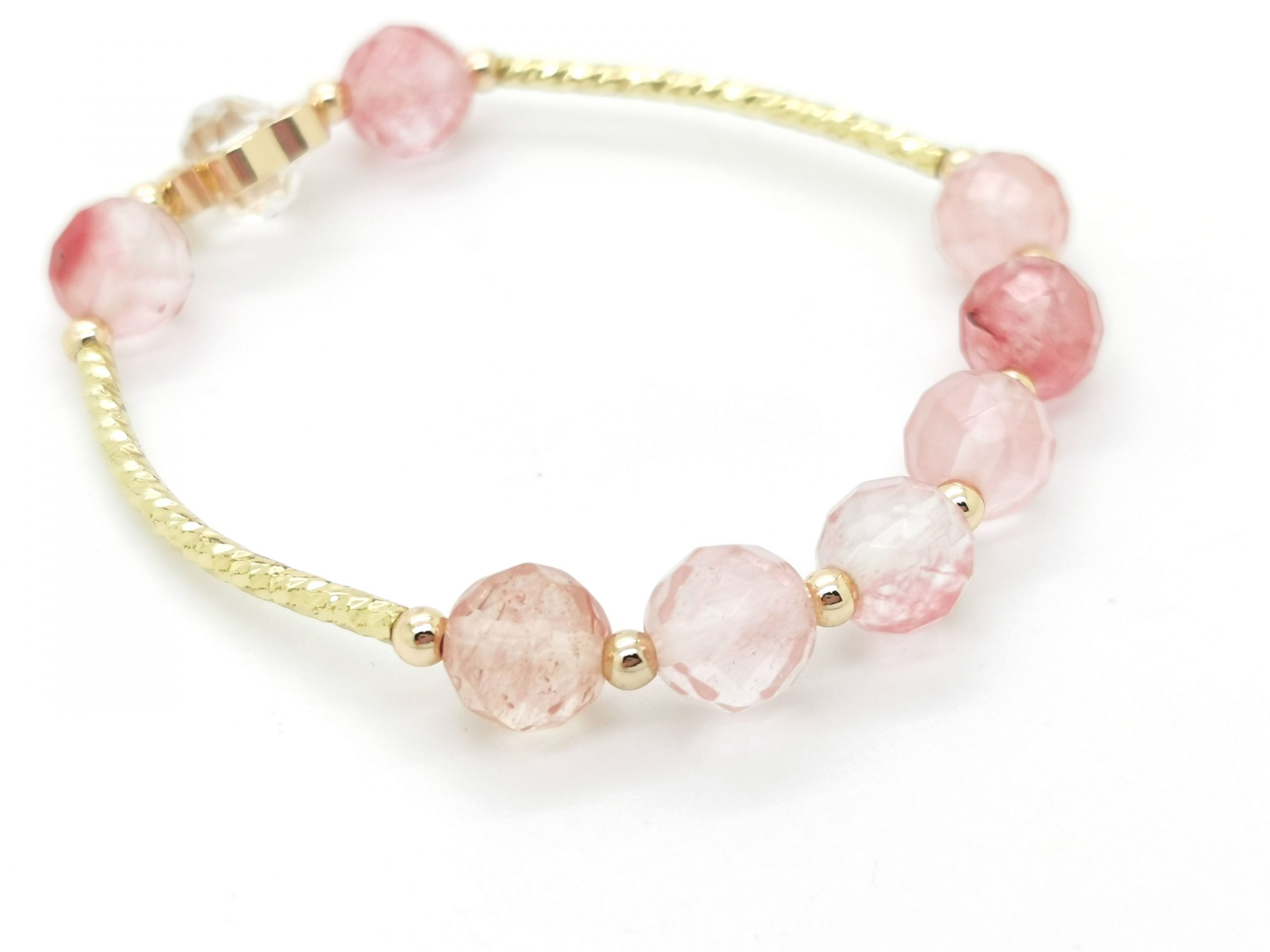 Watermelon Quartz Bracelet